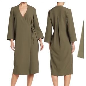 Ganni wrap dress